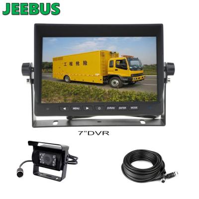 China Waterproof Night Vision AHD Reverse Camera 7 Inch DVR Monitor Kit For Truck Bus for sale