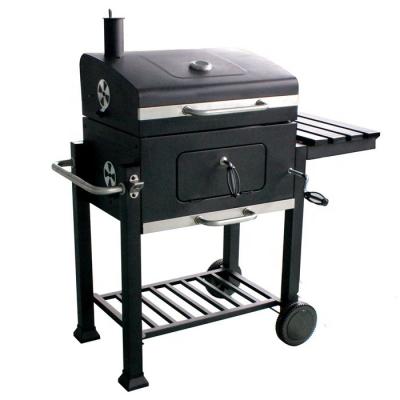 China Easily Assembled Large Chimney Charcoal Cart Party Smoker Grill For BBQ With BSCI for sale