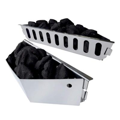 China Corrosion Resistance Charcoal Basket Holder Charcoal Fire Pit Divider for sale