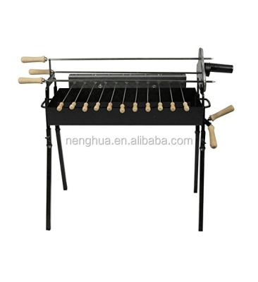 China Easily Assembled Full Automatic Rotisserie Charcoal BBQ Grill for sale