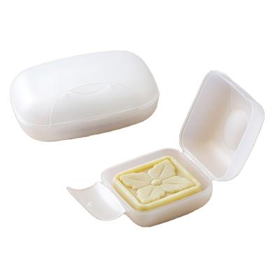 China Modern Easy Cleaning Travel Soap Dish Translucent Waterproof Boxes For Soap Bar for sale