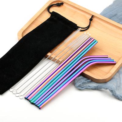 China Stocked China Bar Stainless Steel Practical Cheap Useful Drinking Straw for sale