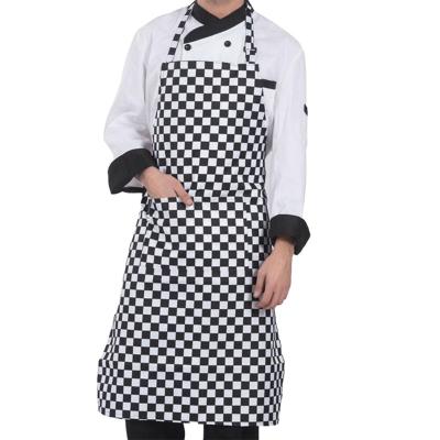 China Kitchen Drinking / Food Aprons High Quality Waterproof Cotton Printed With Pocket for sale