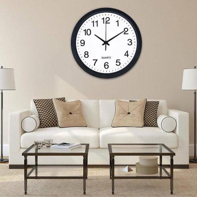 China 2021 new custom style 25cm metal luxury popular high quality modern wall clock for sale