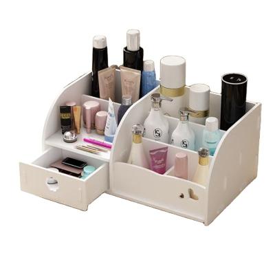 China Bathroom Minimalist Home High Quality Plastic Storage Box Large Capacity Storage Box Cosmetics Organizer for sale