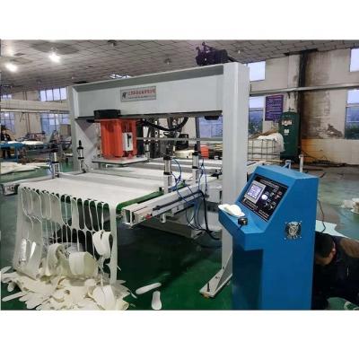 China Factory Model Placing Makeup Unloading Cotton Feeder Automatic Typesetting Cutting Press Machine for sale