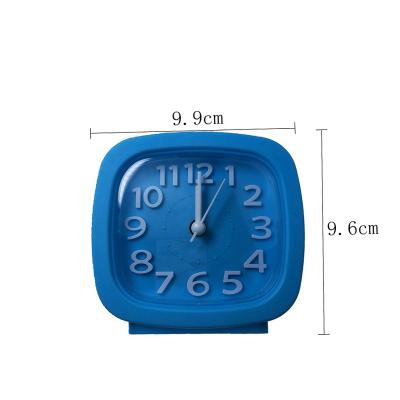 China Simple Color Children's Candy Small Antique Style Fashion Alarm Clock for sale