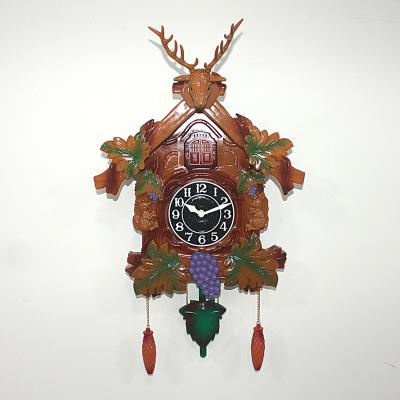 China Style Antique Whole Precise Living Room Electric Digital Creative Digital Wall Clock Window Time Mute Bronze Wall Clock Antique Cuckoo Clock for sale