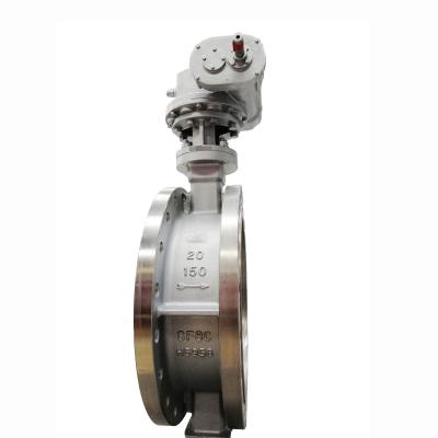 China Design 321 Stainless Steel Triple Eccentric Butterfly Valve for sale