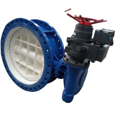 China DN1200 general PN25 actuated butterfly valve for sale