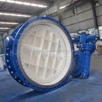 China ROTORK DN1400 PN 16 General Electric Actuator Two Way Sealing Butterfly Valve for sale