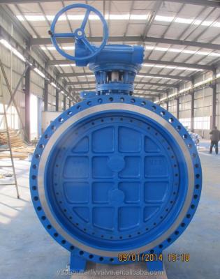 China General 42 Inch 150lb API609 High Performance Triple Offset Metal Seated Butterfly Valve for sale