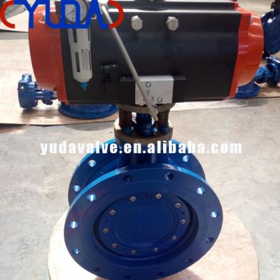 China High Performance General Flange Butterfly Valve With Manual/Electric/Pneumatic/Hydraulic Cylinder DN400 PN10 for sale