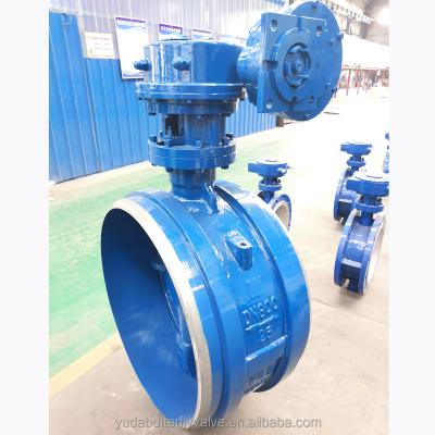 China Gost 33259 Triple Eccentric Standard End Weld Butterfly Valve for sale