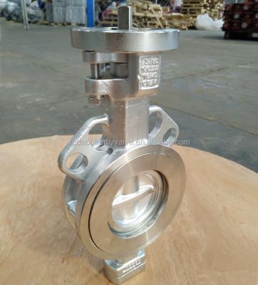 China General Double Eccentric Wafer Stainless Steel Butterfly Valve for sale