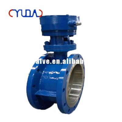 China General D342X Whole Line Manufacturer Rubber Sealing Butterfly Valve With Gear Driven for sale