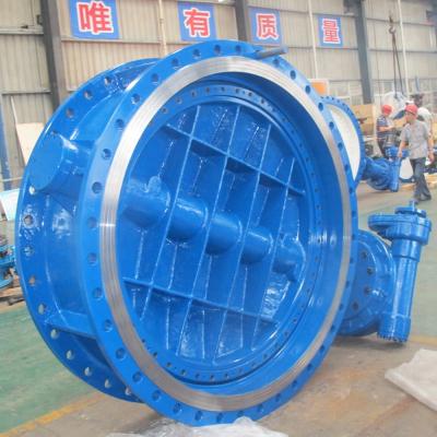 China DN1200 ventilation butterfly valve welding flap for sale