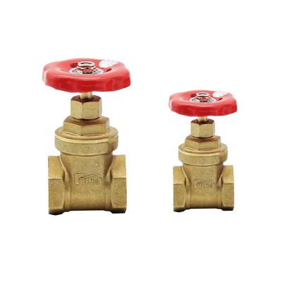 China Cheap China General Gate Valve Firmer Brass Gate Valve 1 1/2 Inch Brass Internal Thread For Water for sale