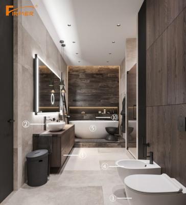 China Modern Design FIRMER Hotel Bathroom Set Bathroom Unit Advanced Design for sale