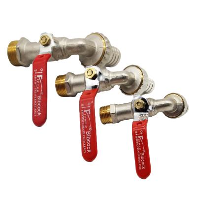 China Long Service Life/Bibcock Anti-Corrosion High Quality Hot Selling Nickel Plated Brass Water Faucet for sale