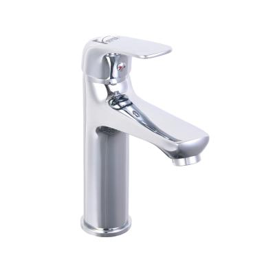 China Copper Single Handle Hot And Cold Faucet FARMER Metered Basin Faucets for sale