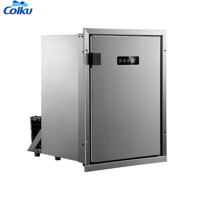 China beach & Hot Sale Colku DC-40 Vacation 2022 Marine Fridge 12V Car With Compressor Double-zone For Outdoor Caravan for sale