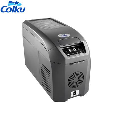 China beach & Vacation Colku DC-15F DC 12V Mini Portable Car Fridge With Freezer For Outdoor for sale