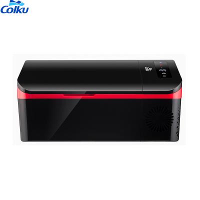 China beach & Best Selling Holiday Colku DC-15KH Black Color 15L 12V 24V Portable Refrigerator For Caravan Camping for sale