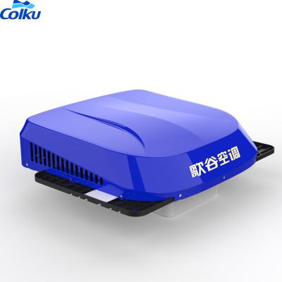 China High Quality Parking 24V DC Compressor Truck Roof Air Conditioner With Different Color W975*W830*340mm for sale