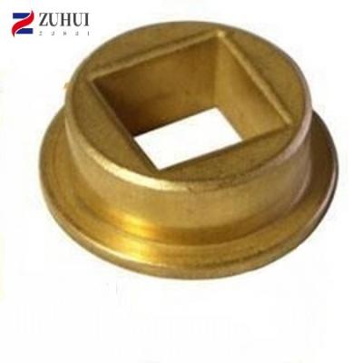 China Factory Customized Oil Impregnated Sintered Bronze Bushing Industry Metal Powder Square Hole for sale