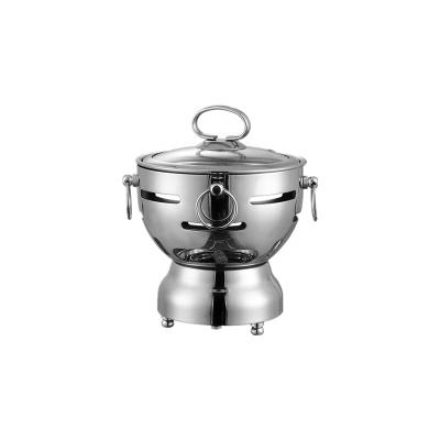 China Gold Stainless Steel Liquor Stove Pot Small Single Stainless Steel Chafing Dish Dong Yum Kung Hot Bronze Hot Pot Small Single for sale