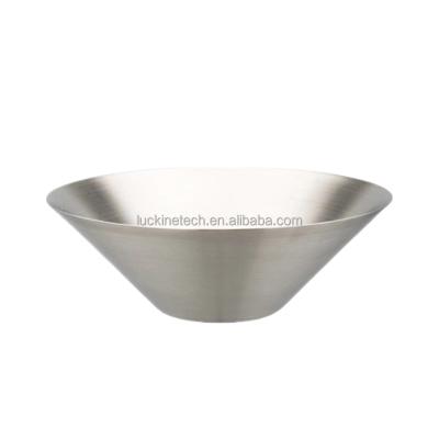 China Wholesale Disposable New Style Stainless Steel Noodle Bowl Golden Stainless Steel Salad Bowl Japanese Fruit Bowl for sale