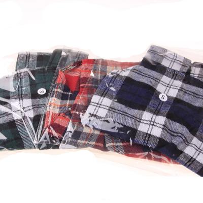 China Plaid Shirt Stocked Pet Plaid Shirt For Dog Printed Pet T-Shirt for sale