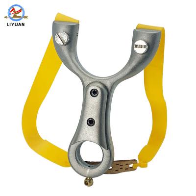 China New High Quality Cheap Price Stainless Steel Slingshot Microfiber Outdoor Hunting Treasure In Palm for sale