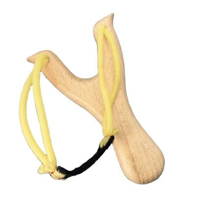 China Factory Price Chinese Wooden Hunting Slingshot Catapult Outdoor Hunting White Beech For Sale for sale