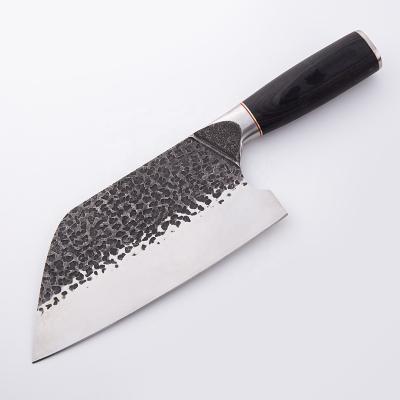 China Sustainable 5CR15MOV 8 Inch High Carbon Steel Chef Kitchen Butcher Knife for sale