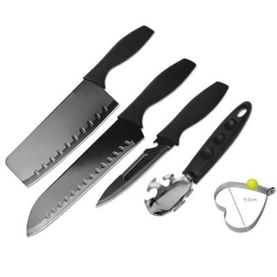 China Viable 5 pcs of german craft kitchen knife set with gift box for sale