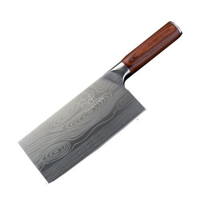 China Viable Color Handle Style Damascus Chinese Kitchen Knife For Kitchen for sale