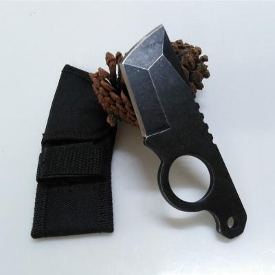 China Hot Sale Camping Knife Amazon Stone Washing Fix Blade Hunting Survival Knife For Camping for sale