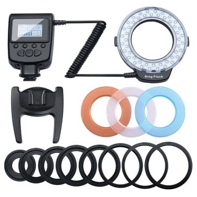 China HD-130 Macro LED Ring Flash Light with 8 Different Size Adapter Ring SYA0015940 for sale