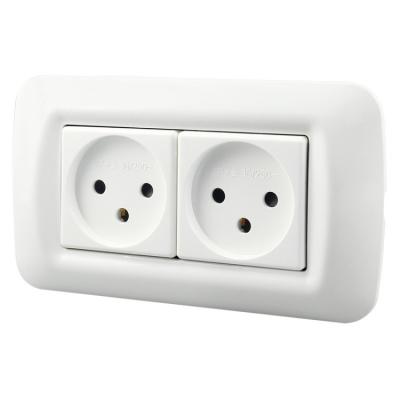 China Wholesale Home Duplex Israel Three-Hole Wall Power Socket (Y Shape Double OEM Commercial Factory Extension Socket PC Panel Socket) for sale