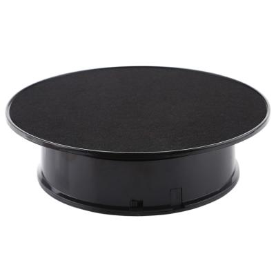 China Velvet Top+ABS Base 20cm Electric Rotating 360 Degree Turntable Display Stand Photography Video Shooting Props Turntable for sale