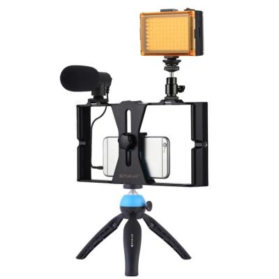 China PULUZ PC Fill Light 4 in 1 Live Broadcasting Equipment LED Selfie Light Tripod for Smartphone for sale