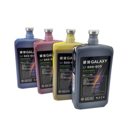 China 100% brand galaxy dx5 eco solvent ink/eco-solvent ink for PE-son Dx5/Dx4/DX7 printer head for sale