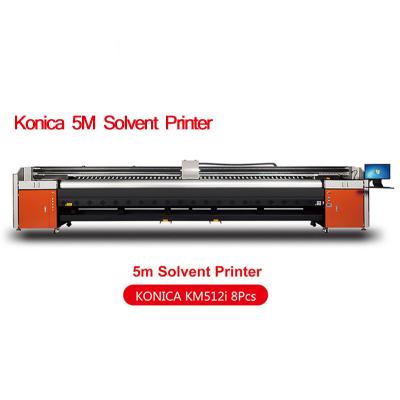 China Print shops konica 512i 5m printer with 8 heads 5m wide printing china machine for sale