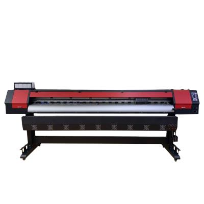 China Indoor outdoor advertising 10ft 3.2 meter eco solvent printer (with two head dx5/xp600/dx7/4720) for sale