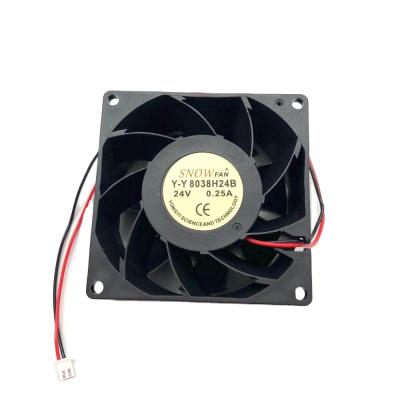 China Printing Shops Printer Machine Fan Suction Air Drying Hot Fan Wind Fan 24V 0.25A Size 80*38 for sale