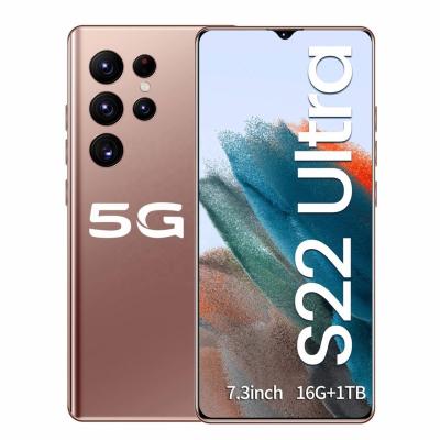 China Dual SIM Card Hot Selling S22 16gb+1tb ULTRA Original 24MP+50MP Face To Open Full Display Android 12 Mobile Phone Smart Mobile Phone for sale