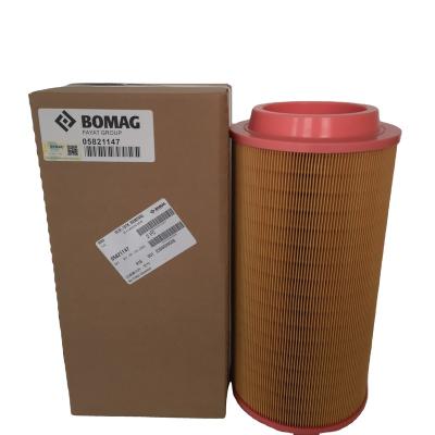 China Road Machinery China Manufacturer Factory Price Roller Air Filter 05821147 05821148 for sale