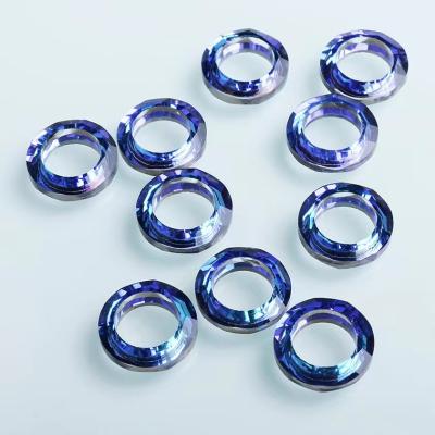 China FASHIONABLE Glass Crystal Ring Trendy Style Hand Jewelry 14mm 20mm circle for sale